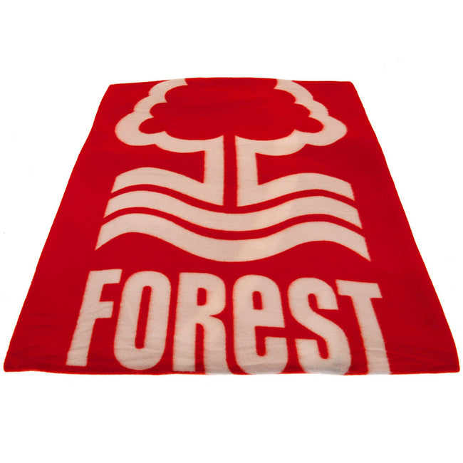 Red-White - Front - Nottingham Forest FC Fleece Pulse Blanket