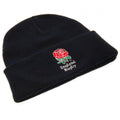 Navy Blue-White - Back - England RFU Childrens-Kids Cuffed Beanie