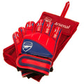 Red-Blue - Back - Arsenal FC Childrens-Kids Delta Crest Goalkeeper Gloves