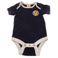 Navy-White - Side - Scotland FA Baby 2022-23 Bodysuit (Pack of 2)