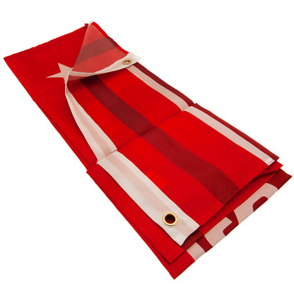 Red-White - Side - Nottingham Forest FC Crest Flag