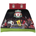 Red-Green-Grey - Front - Liverpool FC The Kop Duvet Cover Set