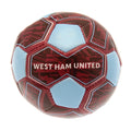 Burgundy-Sky Blue - Side - West Ham United FC Soft Mini Football