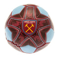 Burgundy-Sky Blue - Front - West Ham United FC Soft Mini Football