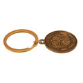 Antique Gold - Back - Celtic FC Crest Keyring