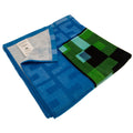 Green-Blue - Front - Minecraft Creeper Velour Beach Towel