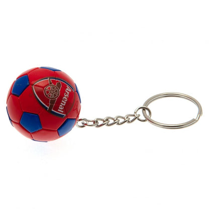 Red - Back - Arsenal FC Football Keyring