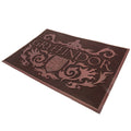 Burgundy - Back - Harry Potter Rubber Gryffindor Door Mat