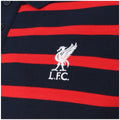 Red-Navy - Back - Liverpool FC Mens Stripe Polo Shirt