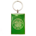 Green-Silver - Front - Celtic FC Deluxe Crest Keyring
