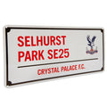 White-Red - Back - Crystal Palace FC Selhurst Park SE25 Plaque