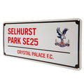 White-Red - Side - Crystal Palace FC Selhurst Park SE25 Plaque