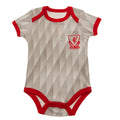 Red-Grey - Back - Liverpool FC Baby 1990 Retro Bodysuit Set (Pack of 2)