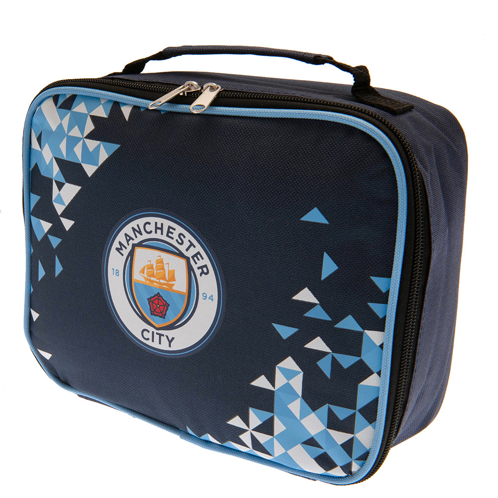 Navy-Sky Blue-White - Side - Manchester City FC Particle Lunch Bag