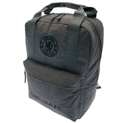 Black-Grey - Pack Shot - Chelsea FC Crest Backpack