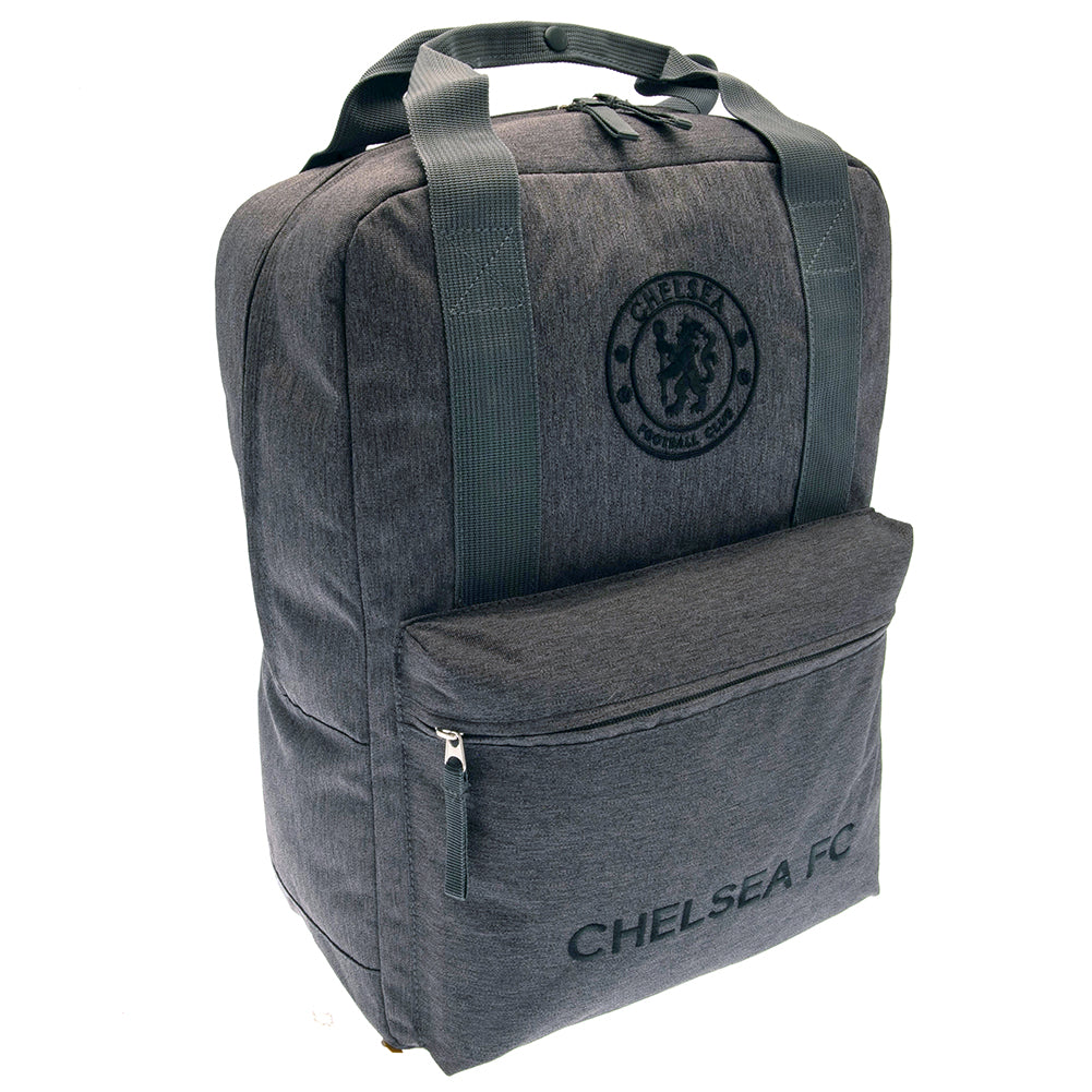 Black-Grey - Close up - Chelsea FC Crest Backpack