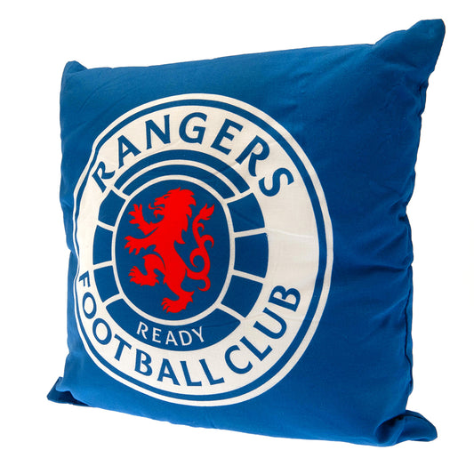 Royal Blue-White-Red - Front - Rangers FC Filled Cushion