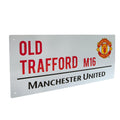 White - Back - Manchester United FC Official Street Sign