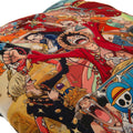 Multicoloured - Side - One Piece Characters Filled Cushion