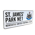 White - Back - Newcastle United FC Official Street Sign