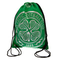 Green-Silver - Front - Celtic FC Gym Drawstring Bag