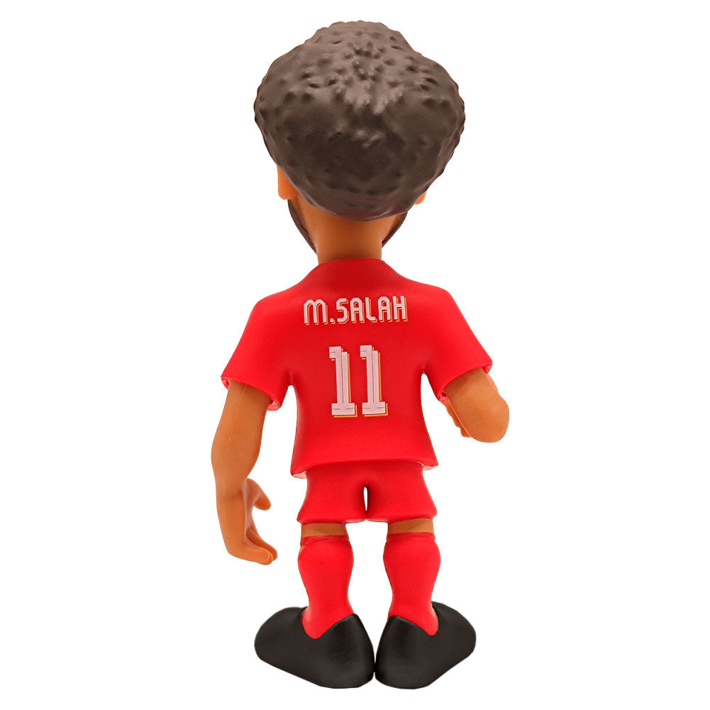 Red-Black - Back - Liverpool FC Mohamed Salah MiniX Football Figurine