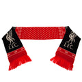 Red-Navy Blue-White - Side - Liverpool FC Unisex Adult Snowflake Scarf