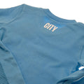 Blue - Back - Manchester City FC Baby 2023-2024 Sleepsuit