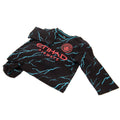 Black-Sky Blue - Back - Manchester City FC Baby 2023-2024 Sleepsuit
