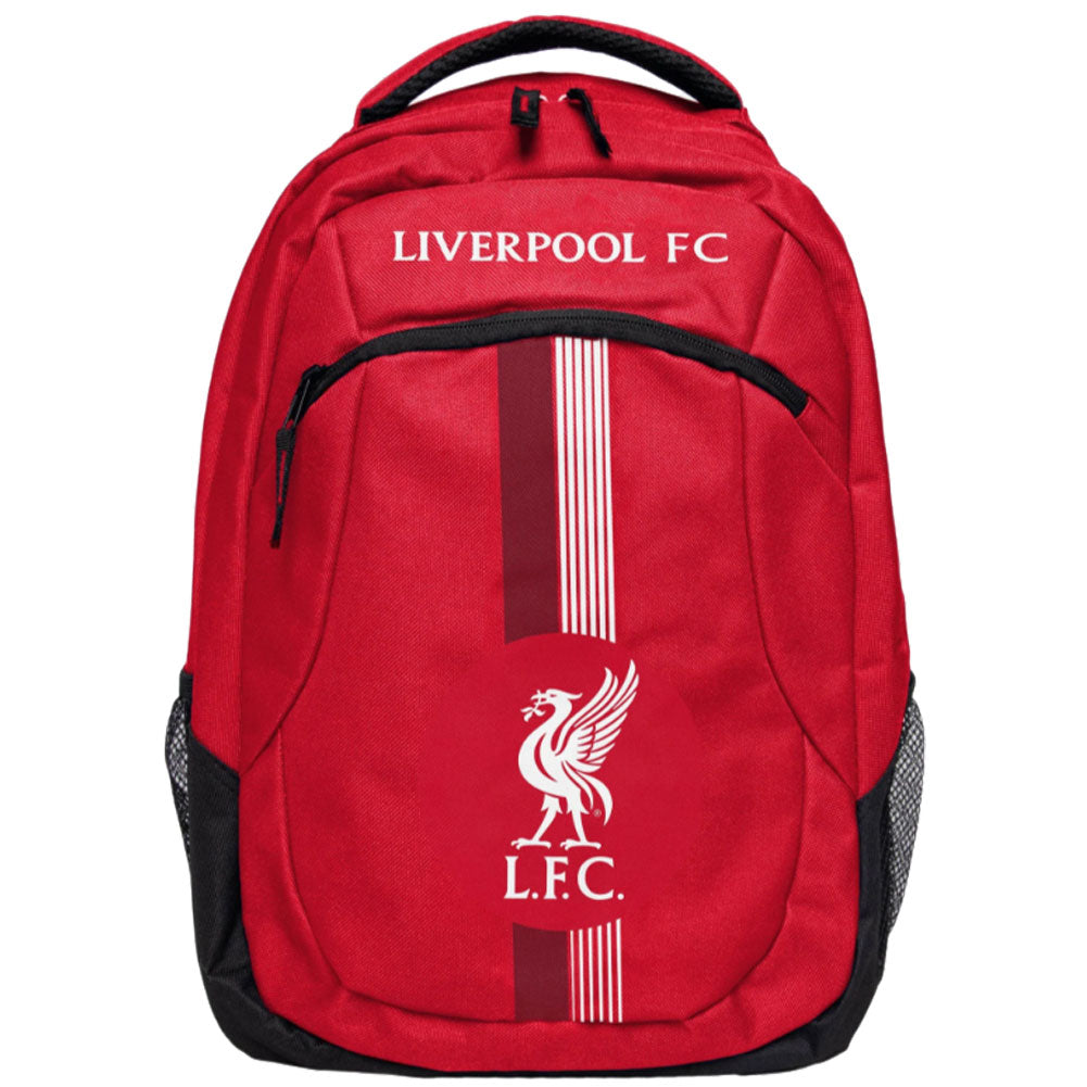 Red-Black-White - Front - Liverpool FC Ultra Crest Backpack