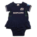 Navy Blue - Front - Scotland RU Baby Girls Tutu Skirt Bodysuit