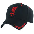 Black-Red - Front - Liverpool FC Unisex Adult Frost Baseball Cap