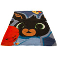 Blue-Red-Black - Front - Bing Goodnight Fleece Blanket