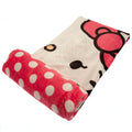 Pink-White - Back - Hello Kitty Premium Coral Fleece Blanket