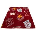 Maroon-Blue-Yellow - Front - West Ham United FC Fleece Blanket