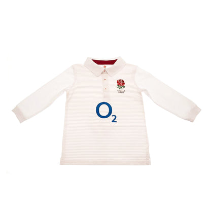 White-Blue-Red - Front - England RFU Toddler Rugby Jersey