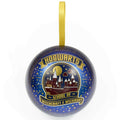 Royal Blue-Gold - Front - Harry Potter Hogwarts Castle Christmas Bauble