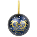 Blue-Gold - Back - Harry Potter Luna Lovegood Christmas Bauble
