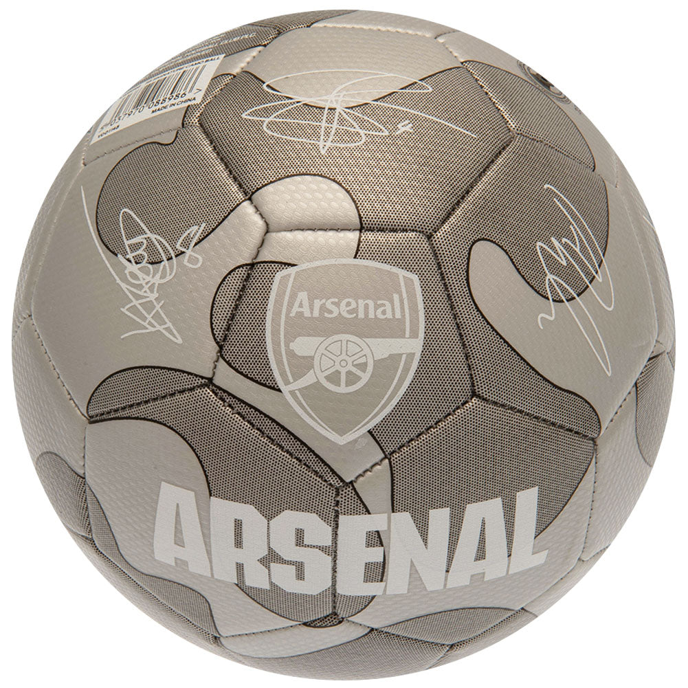 Silver-Grey - Front - Arsenal FC Camo Football