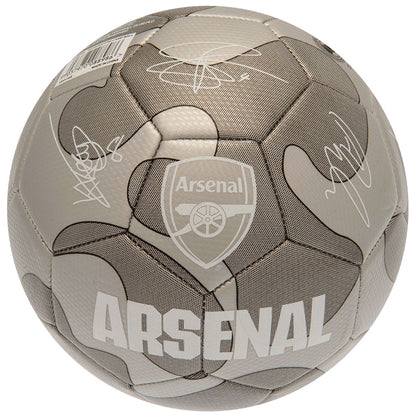 Silver-Grey - Front - Arsenal FC Camo Football