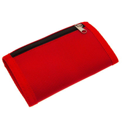 Red-White - Back - Liverpool FC Ultra Crest Nylon Wallet