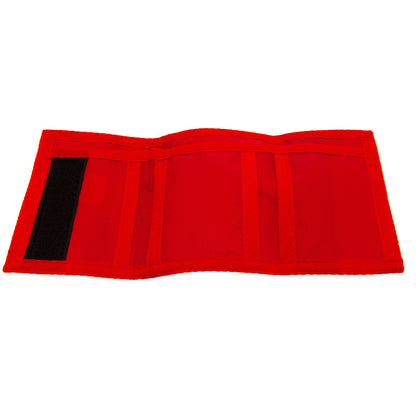 Red-White - Side - Liverpool FC Ultra Crest Nylon Wallet