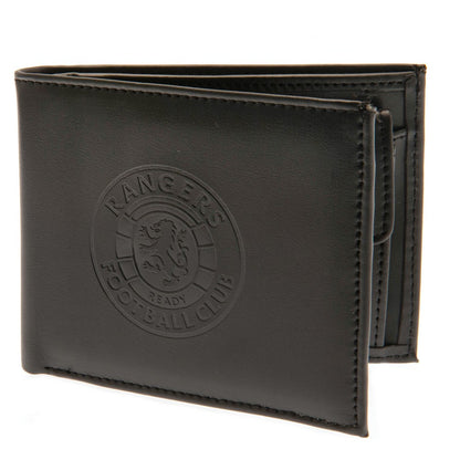 Black - Back - Rangers FC Debossed PU Wallet