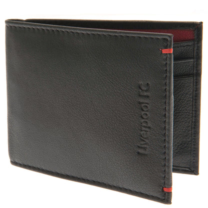 Black - Back - Liverpool FC Embossed Leather Wallet