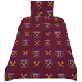 Maroon-Blue-Yellow - Back - West Ham United FC Reversible Duvet Set