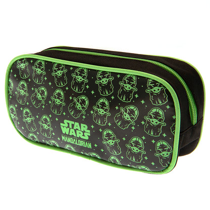 Black-Green - Side - Star Wars The Mandalorian Pencil Case