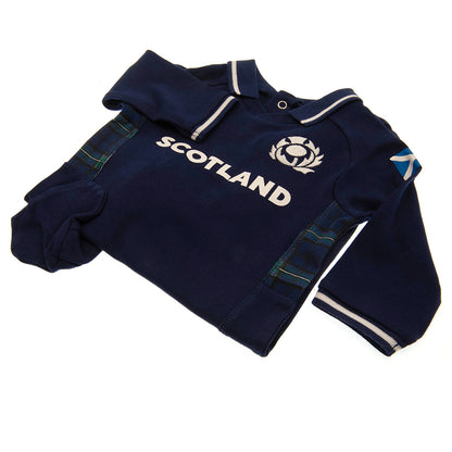 Navy Blue - Back - Scotland RU Baby 2023 Sleepsuit