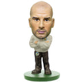 Black-Green-Grey - Front - Manchester City FC Pep Guardiola SoccerStarz Football Figurine
