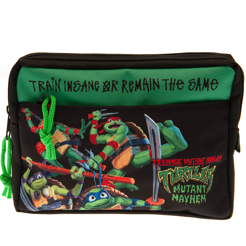 Black-Green - Front - Teenage Mutant Ninja Turtles: Mutant Mayhem Pencil Case
