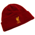 Red-Yellow - Back - Liverpool FC Unisex Adult Turned Up Cuff Beanie